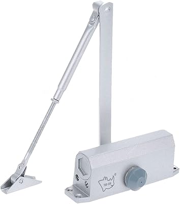 Serrure de porte automatique réglable robuste raco pour portes résidentielles et commerciales (blanc)