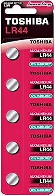 Pile alcaline 5 toshiba lr44 ag13 1,5 v (0 % mercure)