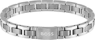 Bracelets en acier inoxydable pour hommes 1580036 métal sans pierres