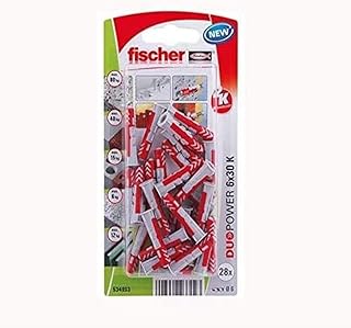 Fisher 534993 dupower 6 x 30 k travaux sûrs pour trous d'expansion