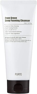 Nettoyant moussant en profondeur green purito 150 ml/5,07 fl oz, ph 5,5, ingrédients naturels, végétalien et non testé sur les animaux. Diaytar : Faites des achats intelligents en quelques clics