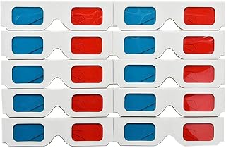 Lunettes 3d avec verres bleus et rouges