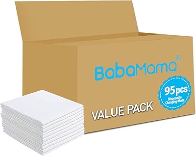 95 pièces matelas à langer jetables tapis pour bébé papa maman d'entraînement animaux