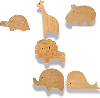 The white shop 6 pièces boutons d'armoire en bois animaux boutons de commode décoratifs en bois avec vis poignées de commode en bois boutons d'animaux marins des bois boutons de meubles. Votre marketplace de proximité digitale : Diaytar