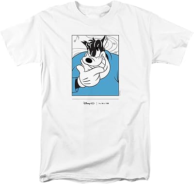 T-shirt pour homme cotton soul disney d100 mickey mouse pete, blanc