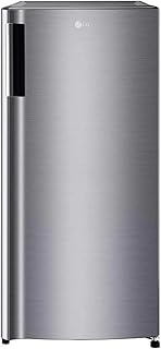 Réfrigérateur lg, 199 litres, porte simple et compresseur inverseur, argent, modèle gny331slbb