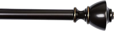 Tringle à rideau amazonbasics de 1 pouce avec embouts de bouteille - 36