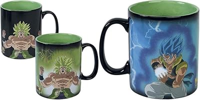 Apy style - tasse thermochangeable dragon ball super broly, 460 ml, gogeta et broly. Diaytar : Qualité professionnelle, prix grand public