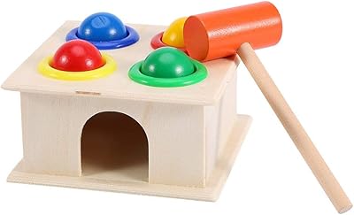 Jouet marteau, boîte à marteau en bois m&j punch and drop pour enfants