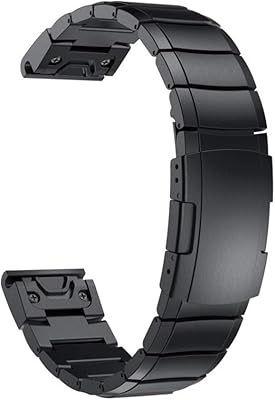 Bracelet de montre hemoblue compatible avec garmin fenix ​​​​5s 20 mm en acier
