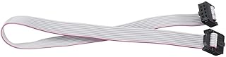 3 pièces 2,54 mm fc-8p idc câble plat gris affichage led connecté au