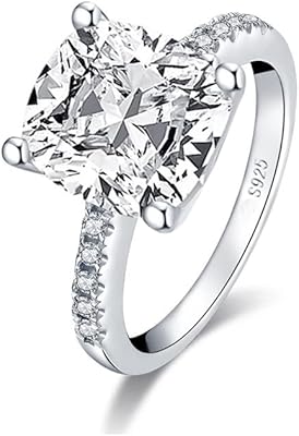 Bague de fiançailles classique de mode pour femmes, zircone cubique blanche 3a, diamant