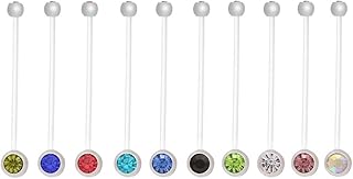 Goolrc 10 pièces nombril anneau de grossesse flexible clair long nombril anneaux nombril retenue corps piercing. Diaytar Sénégal : Achetez plus, dépensez moins