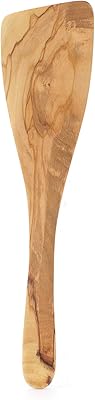 Spatule large en bois d'olivier italien eddington, fabriquée à la main en europe