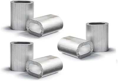 Anneaux en aluminium bella m4 ovales compatibles avec les anneaux de compression