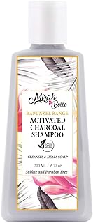 Mira belle shampoing naturel au charbon actif nettoie le cuir chevelu traite