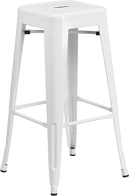 Lani furniture tolix chaises de bar empilables en métal de 75 cm