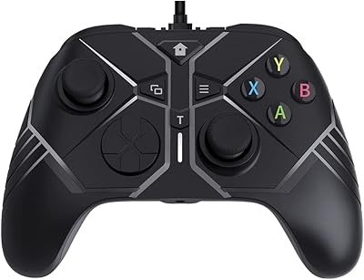 Manette filaire usb xbox one avec prise casque double vibration pour xbox one/s/x/steam/pc