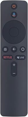 Télécommande de remplacement allimity xmrm-006b adaptée au boîtier tv xiaomi mi avec netflix
