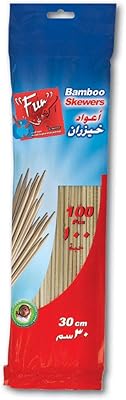 L'art des brochettes de bambou indispensables - paquet de 30-100 cm
