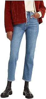 Jean droit wedgie pour femme