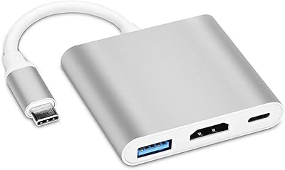Adaptateur multiport usb c vers hdmi hub 3 en 1 de type