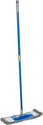 Vadrouille plate en microfibre, taille 40 cm, gris, hetm666 lock & lock