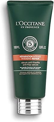Sérum anti-frisottis réparateur intensif l'occitane d'aromachologie, 100 ml, blanc