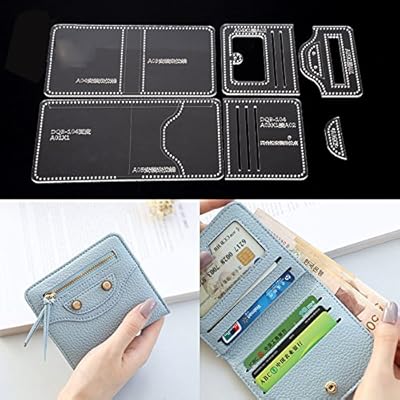 Modèle de portefeuille court nw en acrylique, motif de portefeuille en cuir, motif en cuir acrylique, motif en cuir acrylique pour sacs. Diaytar : Des offres irrésistibles chaque jour