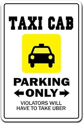 Taxi cab sign lyft uber driver stand de chauffeur de taxi | intérieur/extérieur | panneau en plastique de 20". Diaytar : Parce que bien acheter, c'est économiser