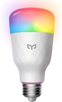 Ampoule led intelligente yi light w3 (colorée) compatible avec google assistant, amazon alexa