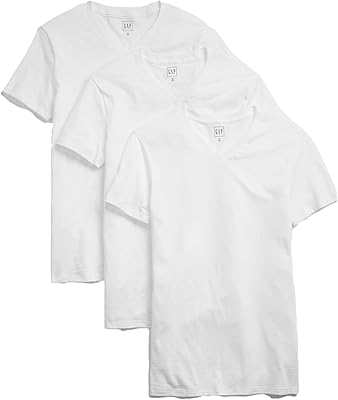 Lot de 3 t-shirts gap à col en v pour hommes