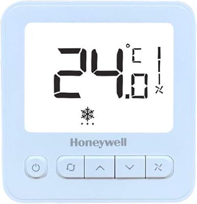 Thermostat numérique honeywell ws8 avec très grand écran lcd rétroéclairé blanc | 2