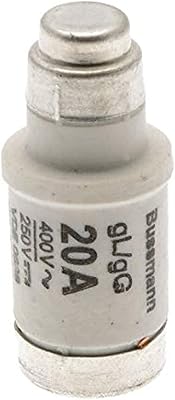 Lot de 10 fusibles de bouteille bussmann 20nz02 d02 20a gl/gg 400/250 v