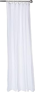 Rideau de douche en polyester home pro, taille 180 cm, couleur blanc