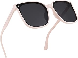 Feisedy surdimensionné vintage polarisé carré lunettes de soleil femmes mignon mode classique simple
