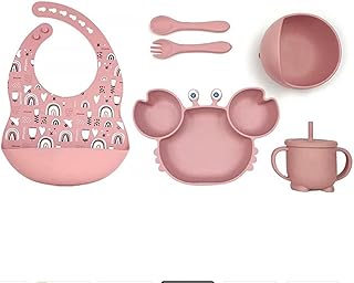 Fournitures d'alimentation de sevrage pour bébé pour tout-petits (6 pièces), ensemble d'alimentation