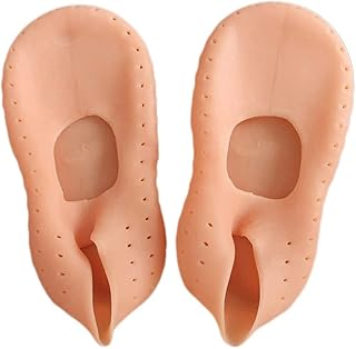 Séparateur d'orteils chevauchant le correcteur de valgus en silicone wyjw (beige-a, l)