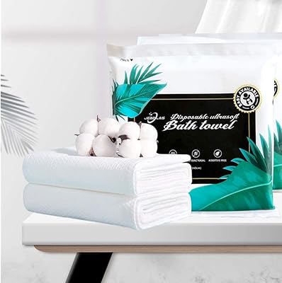 Serviettes de bain jetables geeplas, grandes serviettes pour le corps pour la randonnée