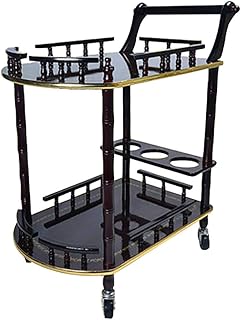 Chariot de service à vin en bois jdjsc, casiers à vin à 2 niveaux 3 - 2 couleurs (rouge cerise). Diaytar : Parce que vous méritez le meilleur sans vous ruiner