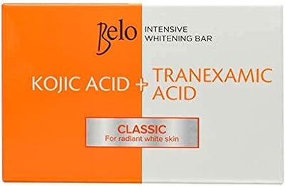 Savon blanchissant intensif belo à l'acide kojique et tranexamique, 65 g, paquet