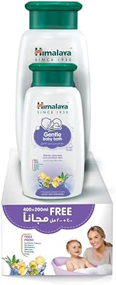 Gel douche bébé doux himalaya | formule sans produits chimiques ni parabènes formulée