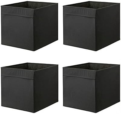 Boîte de rangement noire ikea drona - 33 x 38 x 33 cm - étagère rapide - lot de quatre. L'alternative e-commerce intelligente au Sénégal : Diaytar