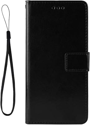 Housse de protection pliable en cuir pu avec emplacements pour cartes compatible avec/remplacement