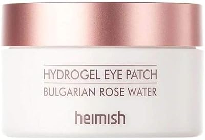 Patch hydrogel pour les yeux himesh, eau de rose bulgare, 60 patchs