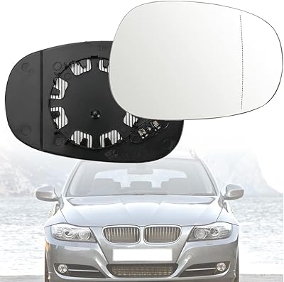 Verre de rétroviseur chauffant pour bmw série 3 e90 e91 e92