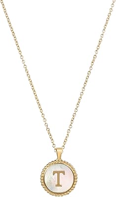 Alissa a-z capital collier femmes barre en acier inoxydable breloque ronde a-z alphabet pendentif collier cz bijoux cadeau d'anniversaire. Diaytar : Votre destination shopping préférée au Sénégal