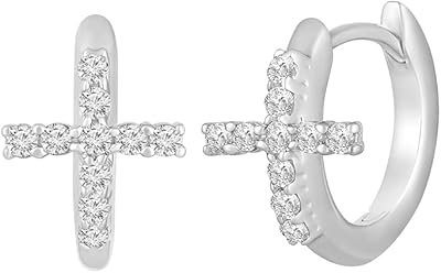 Boucles d'oreilles créoles en or 10 ct ou en argent sterling