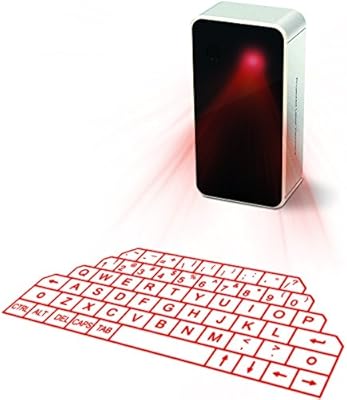 Mini clavier laser sans fil avec vue virtuelle bluetooth pour smartphones, ordinateurs, tablettes