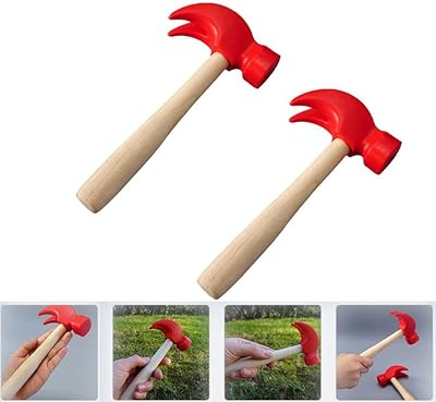 Jouets marteau en bois, outils d'entretien, jouets éducatifs pour enfants, 2 pièces